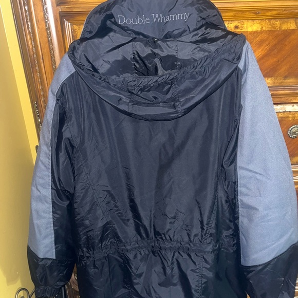 Columbia Double Whammy Men's Jacket - Size Large. Black and Grey - Picture 2 of 7